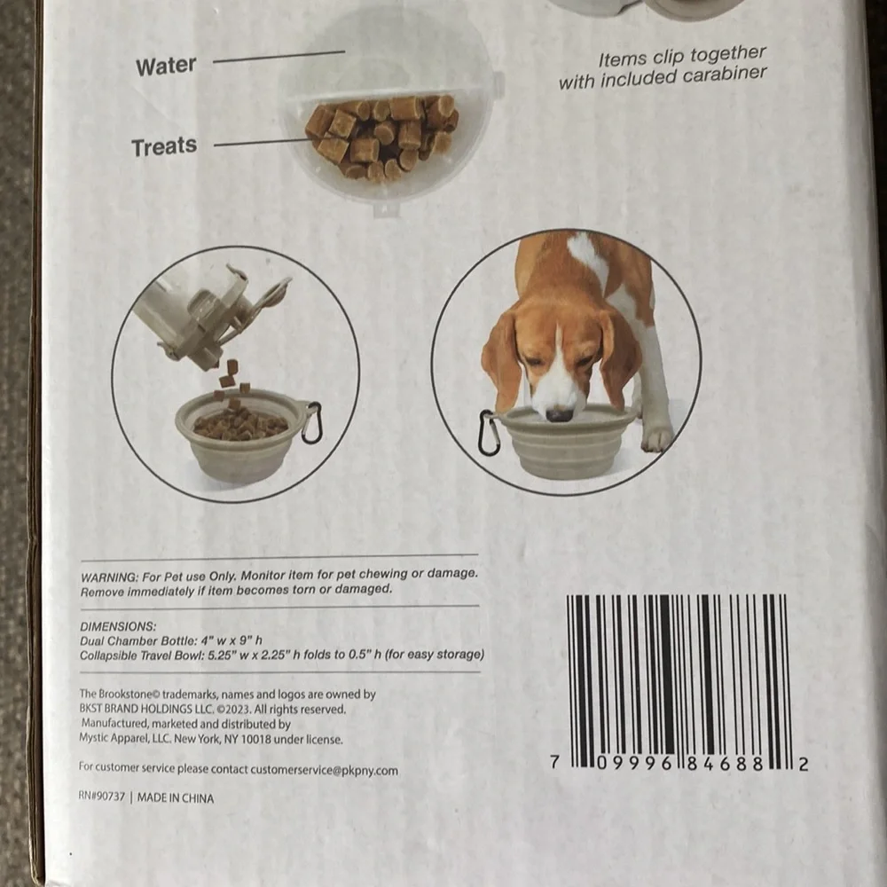 Brookstone pet travel set